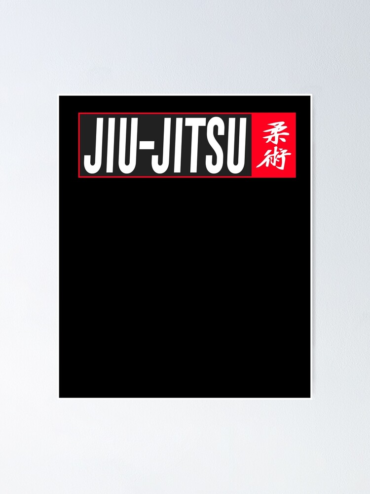 "Jiu Jitsu Black Belt Jiu Jitsu Light Gift Martial Arts BJJ" Poster by threadsmonkey Redbubble