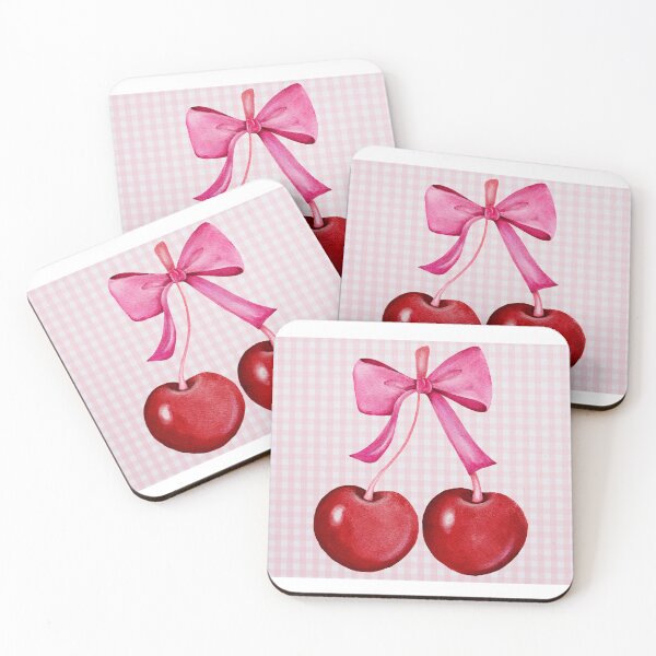 Item preview, Cherries with a bow designed and sold by bredalstore .