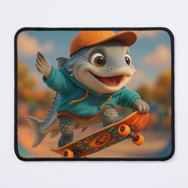 Item preview, Skater Beluga Sturgeon Fish designed and sold by Sillytoe.