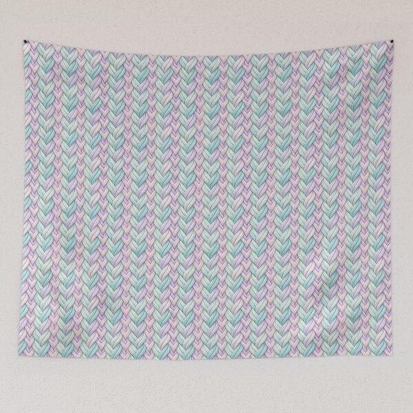 Item preview, Rainbow pastel crochet pattern  designed and sold by FatBirdie.
