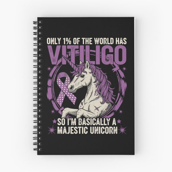 Item preview, Vitiligo Awareness Unicorn Majestic Purple Ribbon Design designed and sold by EidosEmporiium.