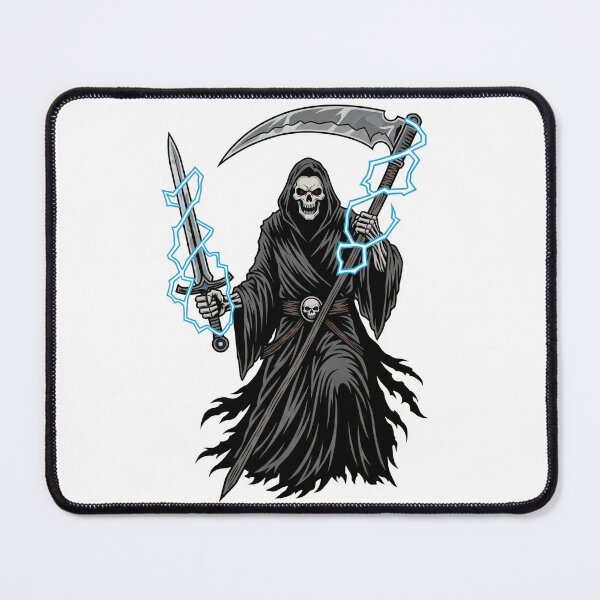 Item preview, The character of the soul reaper is depicted holding a sword and wearing a dark cloak. designed and sold by MO-RO.