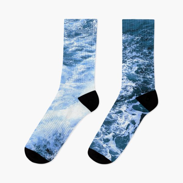 Item preview, Blue Ocean Waves Minimalist Illustration designed and sold by The2TowPax.