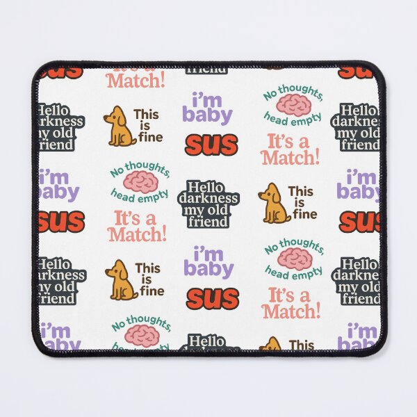 Item preview, Viral Meme Sticker Pack - Sus, This is Fine Dog, Tinder, No Thoughts designed and sold by WelSol.