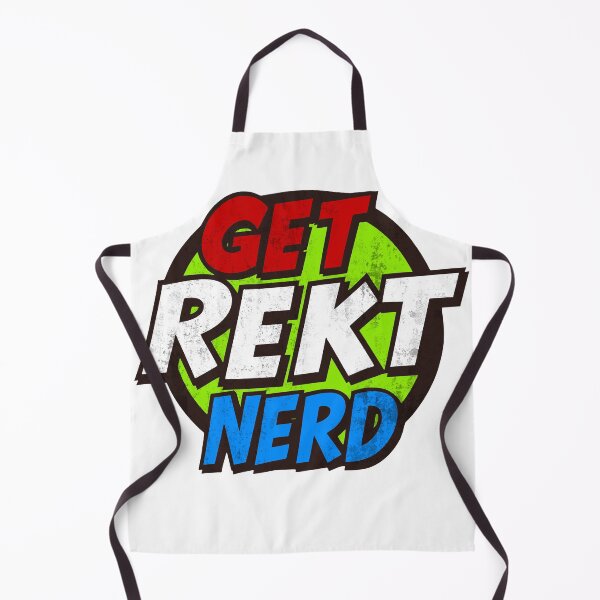 Item preview, Get Rekt Nerd Funny Gaming T-Shirt - Gamer Slang Meme Tee designed and sold by Rockwelder.