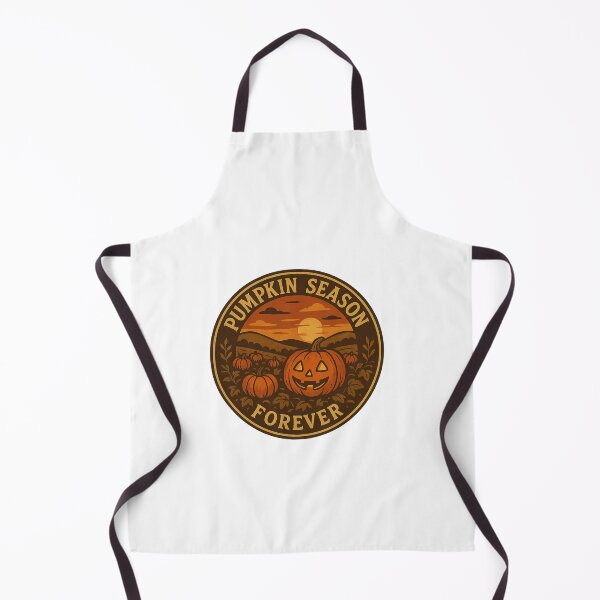 Item preview, Pumpkin Season Forever – Retro Autumn Badge designed and sold by DailyDrivesct.