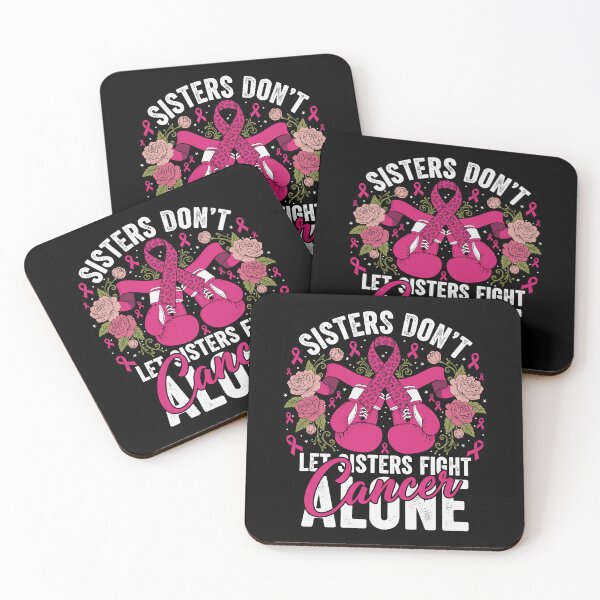 Item preview, Sisters Don’t Let Sisters Fight Cancer Alone with Boxing Gloves designed and sold by EidosEmporiium.