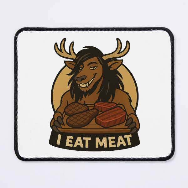 Item preview, Carnivore Elk – Fierce Furry with Meat designed and sold by CaliLuminos.