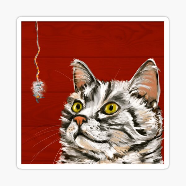 Two Fuzzballs Sticker