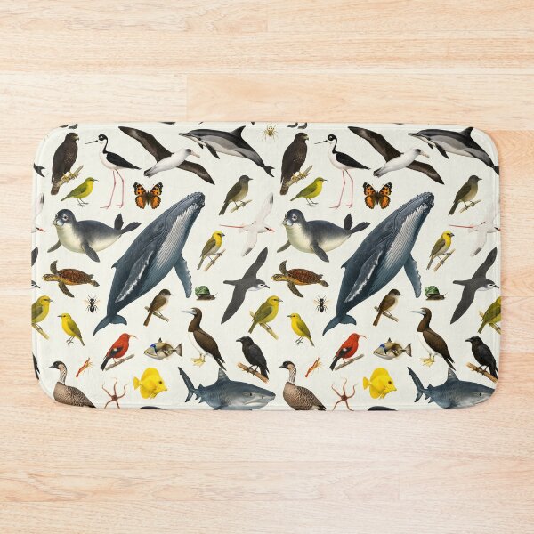 Item preview, Animals of Hawaii Retro Illustration Wildlife Chart designed and sold by kakarikihill.