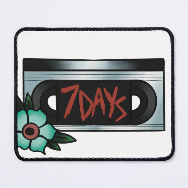 Item preview, 7 Days Haunted Horror VHS  designed and sold by sleepyheadedbb.