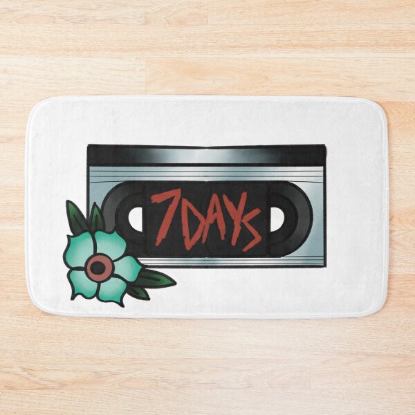 Item preview, 7 Days Haunted Horror VHS  designed and sold by sleepyheadedbb.