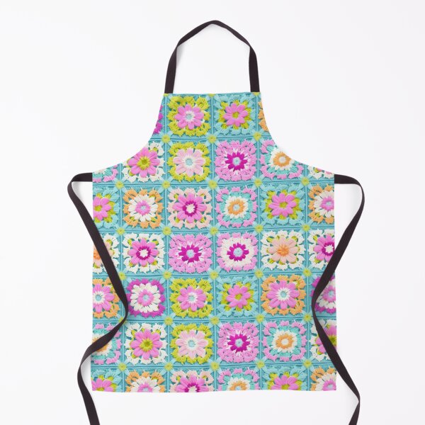 Item preview, Granny squares pastel crochet pattern designed and sold by FatBirdie.