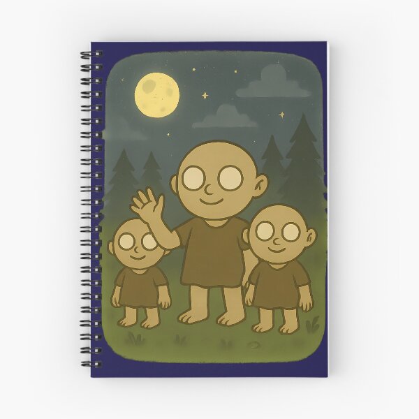 Item preview, Moon-Eyed People of Appalachia – Spooky Cute Cryptid Folklore designed and sold by designsbyhw.