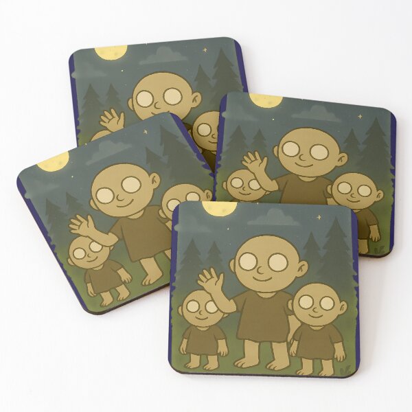 Item preview, Moon-Eyed People of Appalachia – Spooky Cute Cryptid Folklore designed and sold by designsbyhw.
