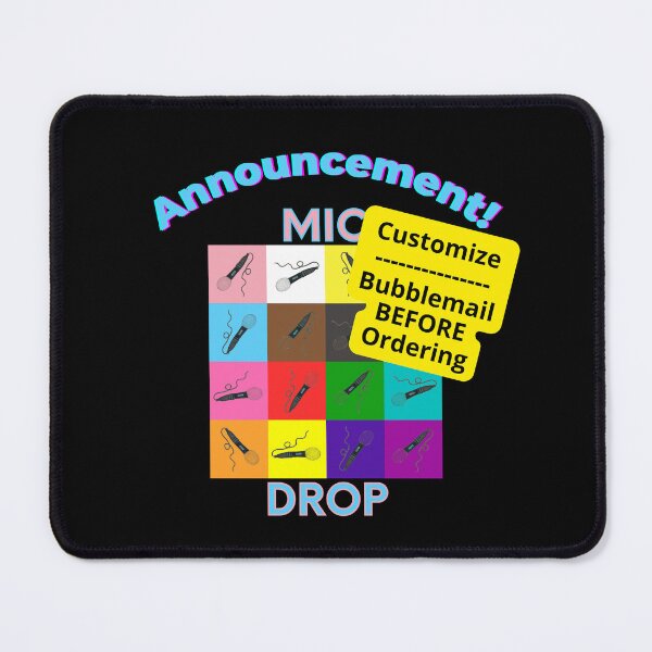 Item preview, Your Image or Announcement Mic Drop | Customized designed and sold by H3designs.