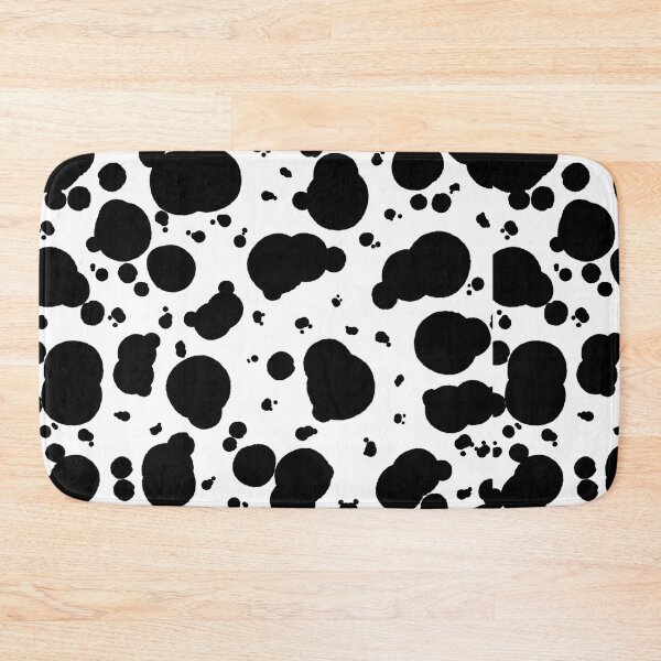 Item preview, Retro Abstract Black and White Dalmatian Dots Pattern designed and sold by PVTCreations.