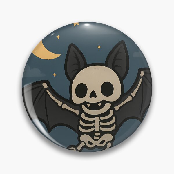 Item preview, Cute Spooky Skeleton Bat – Halloween Night Sky Design designed and sold by designsbyhw.