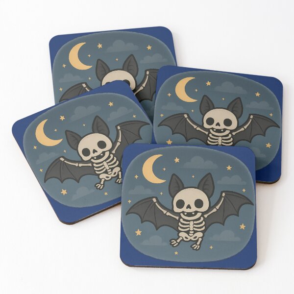 Item preview, Cute Spooky Skeleton Bat – Halloween Night Sky Design designed and sold by designsbyhw.