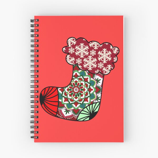 Item preview, Merry Christmas red cute stocking filler cozy joy happy holiday vibes designed and sold by DivineMandala.