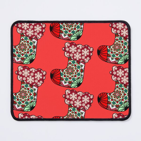 Item preview, Merry Christmas red cute stocking filler cozy joy happy holiday vibes designed and sold by DivineMandala.