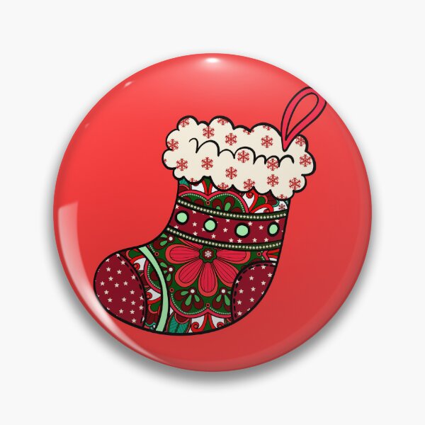 Item preview, Cute Christmas red stocking filler cozy joy happy holiday vibes designed and sold by DivineMandala.