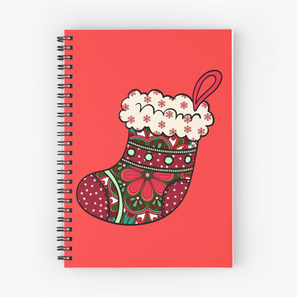 Item preview, Cute Christmas red stocking filler cozy joy happy holiday vibes designed and sold by DivineMandala.
