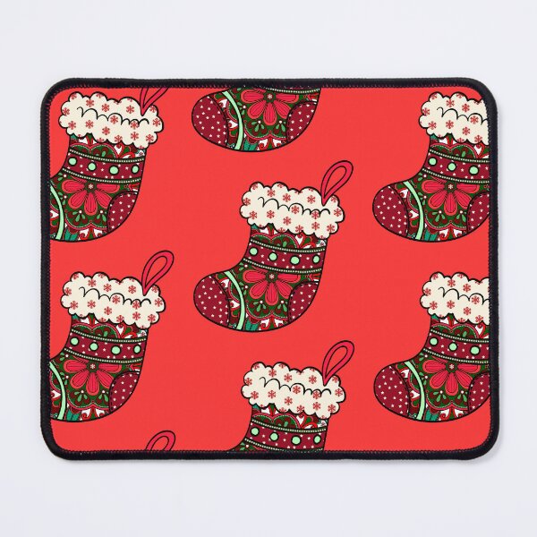 Item preview, Cute Christmas red stocking filler cozy joy happy holiday vibes designed and sold by DivineMandala.