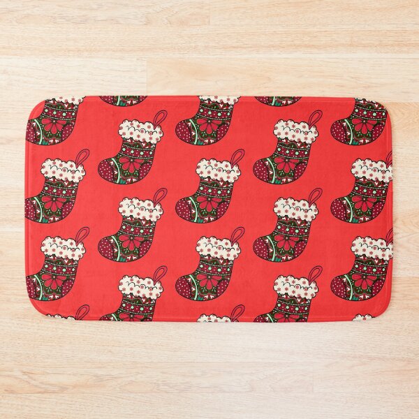 Item preview, Cute Christmas red stocking filler cozy joy happy holiday vibes designed and sold by DivineMandala.