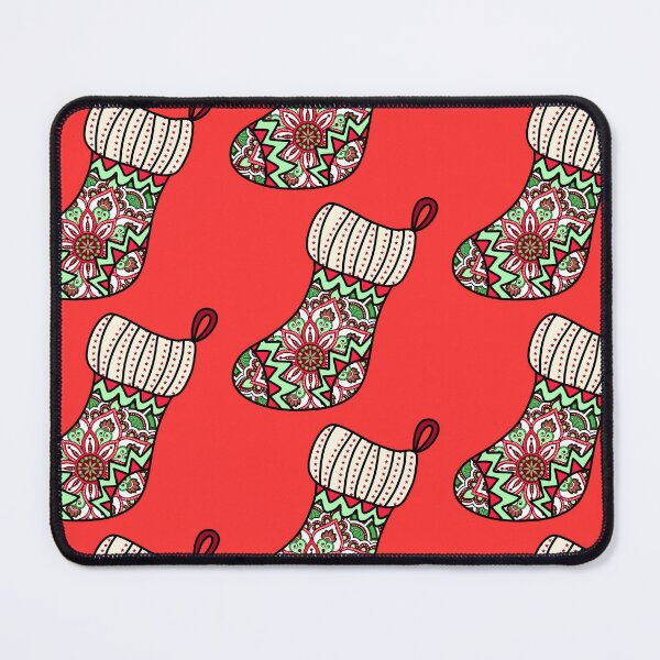 Item preview, Merry Xmas red cute stocking filler cozy joy happy holiday vibes designed and sold by DivineMandala.