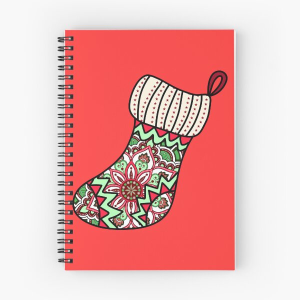 Item preview, Merry Xmas red cute stocking filler cozy joy happy holiday vibes designed and sold by DivineMandala.