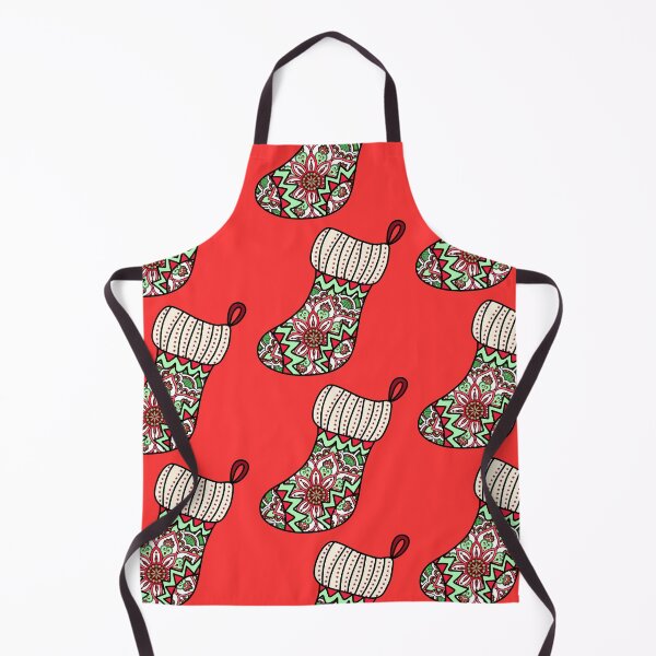 Item preview, Merry Xmas red cute stocking filler cozy joy happy holiday vibes designed and sold by DivineMandala.