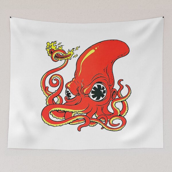 Item preview, Red Hot Octopus designed and sold by Domenickkuneva.