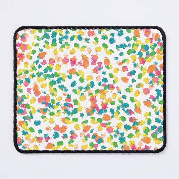 Item preview, Abstract White and Rainbow Colors Dots Pattern designed and sold by PVTCreations.