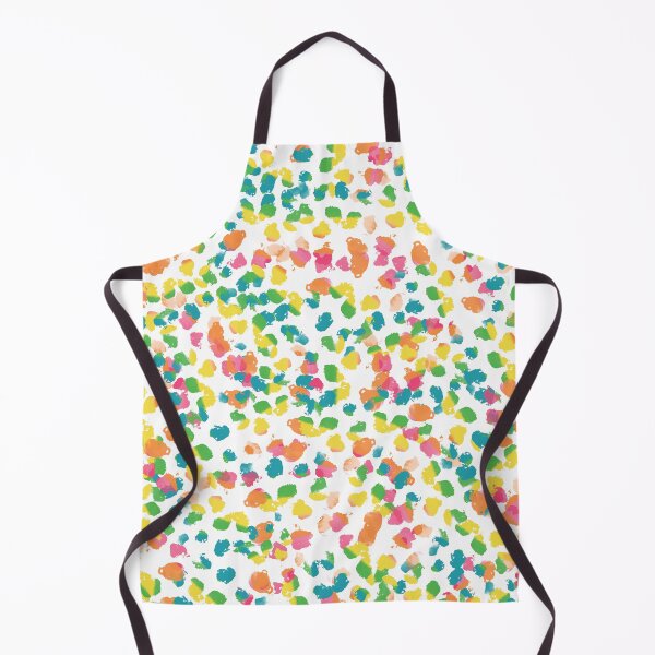 Item preview, Abstract White and Rainbow Colors Dots Pattern designed and sold by PVTCreations.