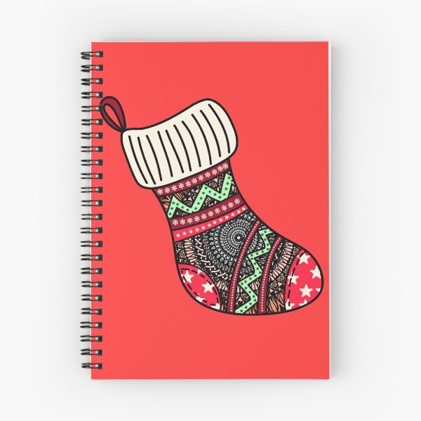 Item preview, Mandala Christmas cute red cute stocking filler cozy joy happy holiday vibes designed and sold by DivineMandala.