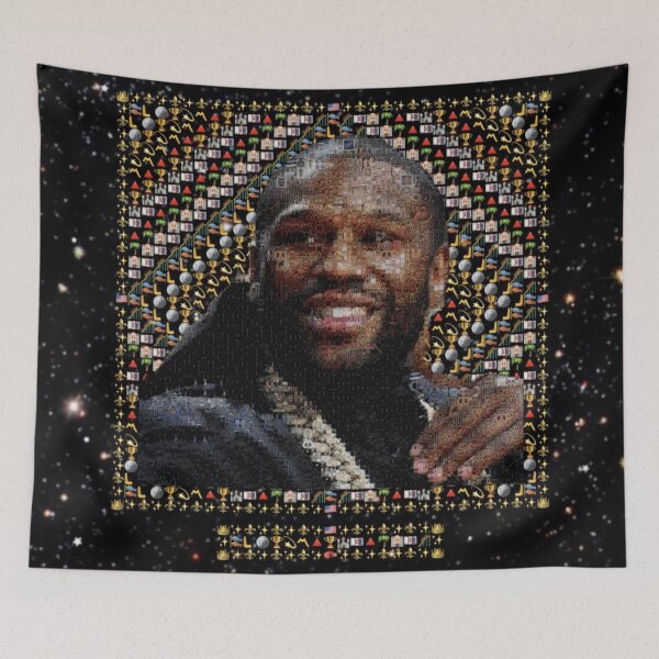 Item preview, Floyd Mayweather Emoji Emblems | Boxing Legend Tribute Art | Money Mayweather Emoji Hall of Fame designed and sold by Emoji Emblems.