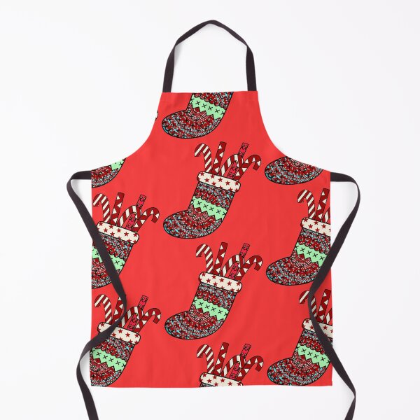 Item preview, Santa vibes Christmas mandala red cute stocking filler cozy joy happy holiday vibes designed and sold by DivineMandala.