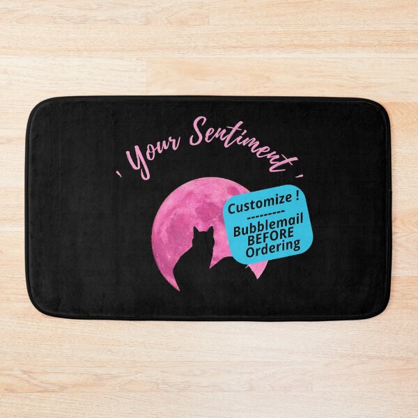 Item preview, Your Image or Kitty Under Pink Moon | Customized designed and sold by H3designs.