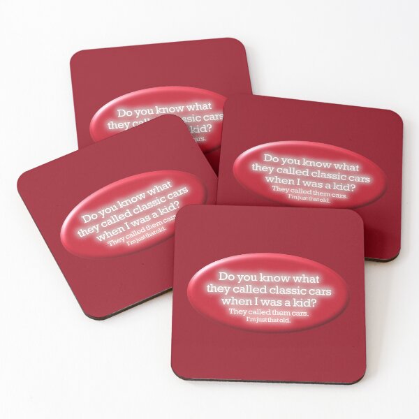 Item preview, Do you know what they called classic cars, red version designed and sold by mntimg.
