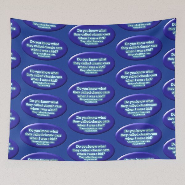 Item preview, Do you know what they called classic cars, blue version designed and sold by mntimg.