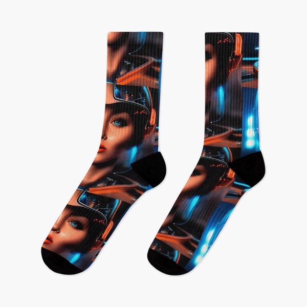 Item preview, Face of a beautiful female fighter pilot of a spaceship from the future designed and sold by DibuHumor.