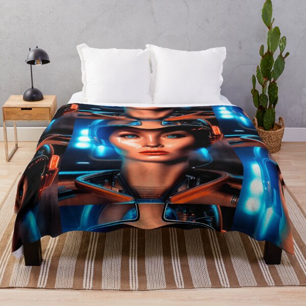 Item preview, Face of a beautiful female fighter pilot of a spaceship from the future designed and sold by DibuHumor.