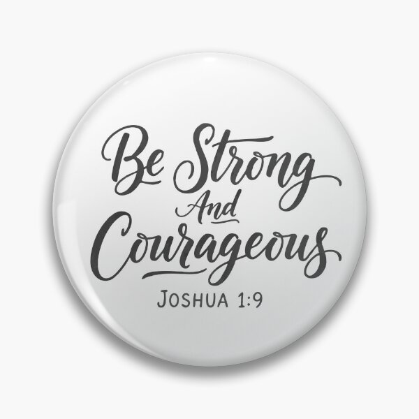 Item preview, Be Strong And Courageous Joshua 1:9 Jesus Be Courageous Gear designed and sold by DynamicDesign.