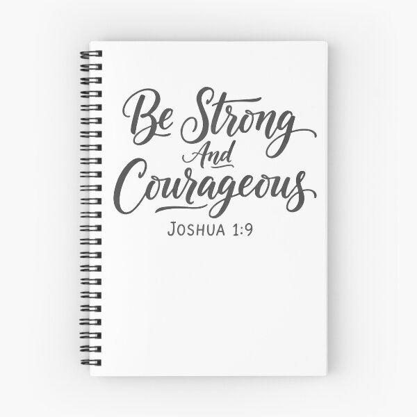 Item preview, Be Strong And Courageous Joshua 1:9 Jesus Be Courageous Gear designed and sold by DynamicDesign.