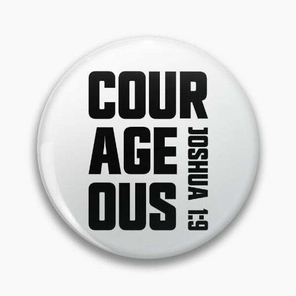 Item preview, Courageous Joshua 1:9 Christian Faith Jesus Be Courageous Gear designed and sold by DynamicDesign.
