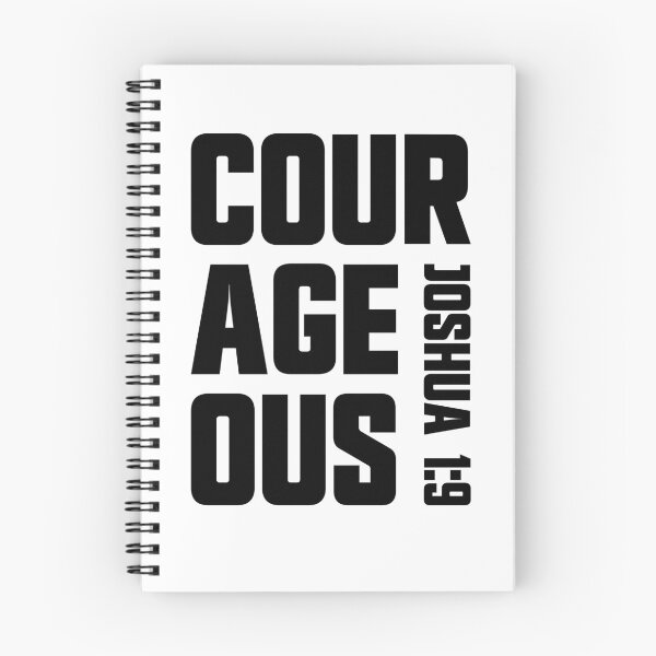 Item preview, Courageous Joshua 1:9 Christian Faith Jesus Be Courageous Gear designed and sold by DynamicDesign.