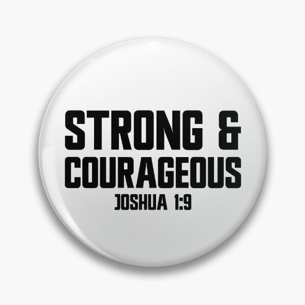 Item preview, Strong And Courageous Joshua 1:9 Jesus Be Courageous Gear designed and sold by DynamicDesign.