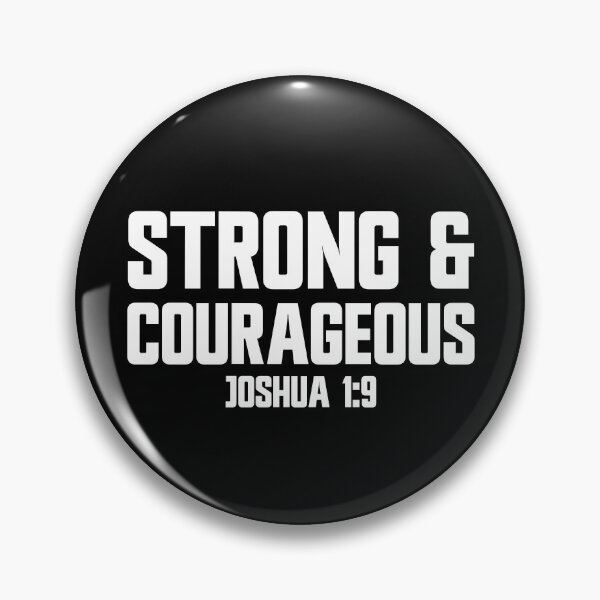 Item preview, Strong And Courageous Joshua 1:9 Jesus Be Courageous Gear designed and sold by DynamicDesign.