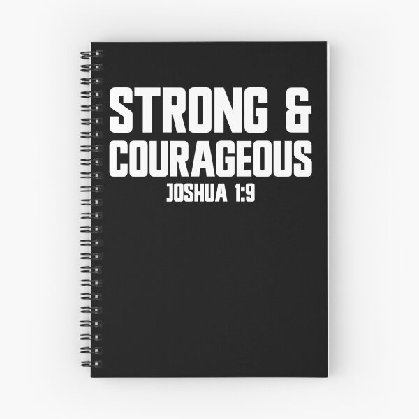 Item preview, Strong And Courageous Joshua 1:9 Jesus Be Courageous Gear designed and sold by DynamicDesign.